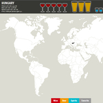 Térkép: Miből, mennyit isznak a magyarok és a világ többi népe