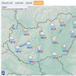 Erős hidegfront jön, 20 fok sem lehet már szombaton