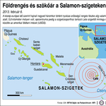 Halottjai vannak a Salamon-szigeteki gigaföldrengésnek