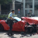 Útra rohanó kisállat miatt tört össze egy Ferrari 599 GTB