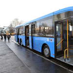 Koppenhágai buszt tesztel a BKV - fotó