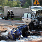 A Péterfybe szállították a lengyel motorbaleset sérültjét