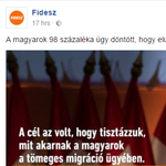 Jobb, ha a Fidesztől tudja: 100-ból 98 magyar nemmel szavazott!