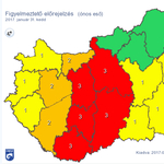 Tovább durvul az időjárás: itt a piros figyelmeztetés