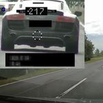 Videó: 217-tel előzte meg a rendőrautót egy Audi R8-as Jánosházánál