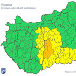 Riasztást adtak ki a vihar miatt – térkép