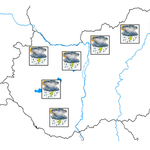 Térkép: Ide jósol esőt a honvédség