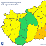 Szakadni fog az eső országszerte – térképes figyelmeztetés