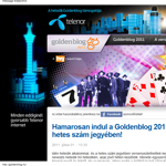 Goldenblog 2011: hamarosan indul a blogversenyünk