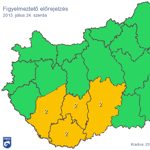 Dühöng a kánikula: életbe lépett a narancs riasztás