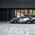 Akármennyire terepszínű, elég feltűnő Jon Olsson síboxos Lamborghinije