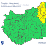 Tovább vonul a vihar, most északkeletre adtak ki riasztást (térképek)