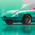 A csodás Alfa Romeo Spidert is megálmodták elektromos autóként