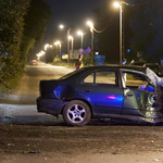 Fotó a hajnali kőbányai balesetről