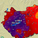 Új rekord: óránként majdnem 130 kilométeres szél süvített a Kab-hegyen