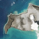 Műholdképeken látszik, mekkora pusztítást végzett a vulkán Tongán