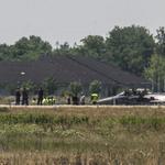 Nézze meg, hogyan katapultált a Gripenből a magyar pilóta - videó