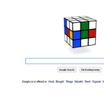 Előkelő helyen végzett a Google Rubik-kockás logója