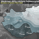 Így néz majd ki a hóhelyzet holnap