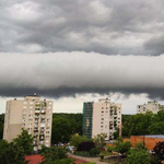 Görgőfelhő gurult át Nyíregyháza felett