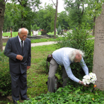 A Göncz Árpád utca a Bibó István térre vezet Budaörsön