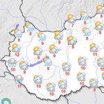 Felhős péntekünk lesz, a hegyekben hózápor is kialakulhat