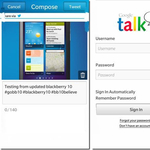 Natív Twitter- és Google Talk app is lesz az új BlackBerryken