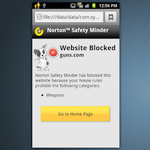 Norton mobil alkalmazás a gyerekek védelmére