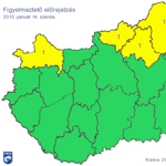 Térkép: visszakacsint a tél, figyelmeztetést adtak ki öt megyére