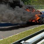 Lángba borult a Nürburgringen egy prototípus Lamborghini