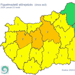 Ismét jön az ónos eső, narancssárga figyelmeztetést adtak ki