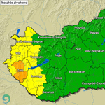 Zivatarok miatt veszélyjelzést adott ki Zalára a meteorológiai szolgálat