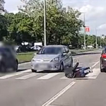 Döbbenten nézte az autós, ahogy nekiszalad egy gyalogos, majd elsántikál – videó