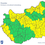 Jön a vihar, jéggel és rengeteg esővel – riasztási térkép