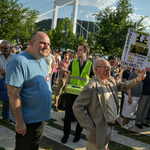 "A tiltakozás szintet lép" - tüntettek a Belvárosban