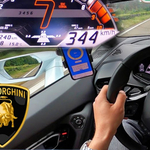 Jól szalad a frissített Lamborghini Huracan – 344 km/h az autópályán
