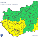 Újabb riasztást adtak ki, de nem a hó miatt – térkép