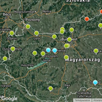 Vörös zóna: Sajószentpéter, Kazincbarcika, Putnok és Salgótarján