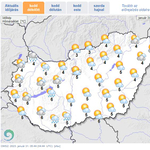Kicsit kisüt a nap, de utána visszatérnek a felhők és hózáport, meg égzengést hoznak magukkal