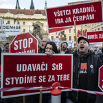 Azért tüntettek Prágában, mert nem akarnak Magyarország útjára térni