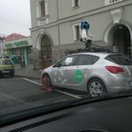 Fotó: Kerékbilincset kapott Székelyföldön a Google Street View-kocsija