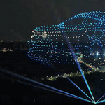 2000 drónnal rendezett futurisztikus légiparádét Kínában a Volkswagen – videó