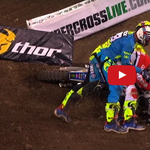 Ilyen az, ha begőzöl egy supercrossos versenyző – videó