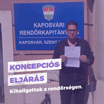 Kihallgatták és megbírságolták a Momentum képviselőjelöltjét, mert átragasztotta a Fidesz-plakátokat