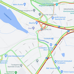 Négy autó ütközött az M1–M7 közös szakaszán Budaörsnél, leterelik a forgalmat