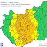 Itt a másodfokú viharriasztás, pont most akadozik két időjárási portál