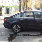 Volvo és Audi csattant Budapesten, feje tetején állt meg a Volvo