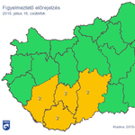 Narancs figyelmeztetést adtak ki négy megyére – térkép