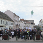 Tüntettek a Démász dolgozói - fotók