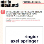 Ezért kaszálta el a Ringier-Axel Springer fúziót a Médiatanács